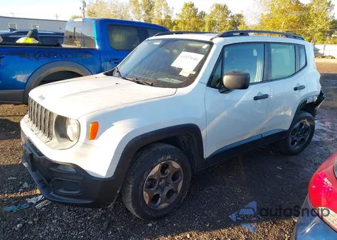 2015 Jeep Renegade Sport из США, поврежденный, VIN ZACCJBAT4FPC40833
